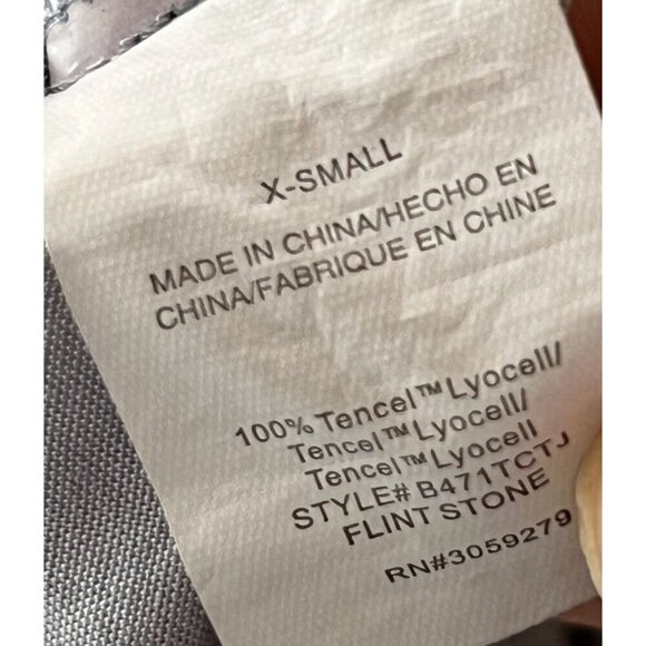 Thread & Supply Tencel Tie‎ Elastic Waist Pant Flint Stone Gray Size XS NWT - Picture 8 of 8